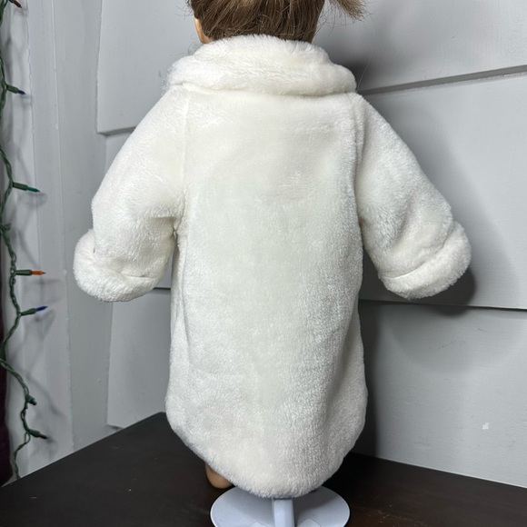 Vintage 1996 Fibrecraft Materials American Girl Doll Size 18” Faux Fur Coat - Picture 10 of 16